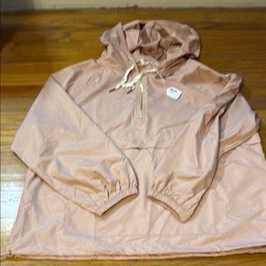 Pink Hooded Windbreaker by Main Strip